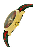 Gucci G Timeless Quartz Green & Red Dial Green & Red NATO Strap Watch For Men - YA126487A Buy Now By Gucci