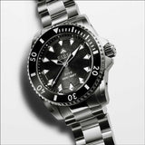 Gucci Dive Automatic Black Dial Silver Steel Strap Watch for Men - YA136353 Buy Now By Gucci