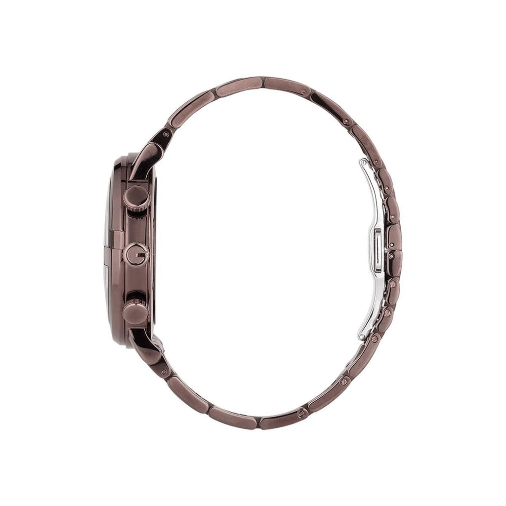 Gucci G Chrono Brown Dial Brown Steel Strap Watch For Men - YA101341 Buy Now By Gucci