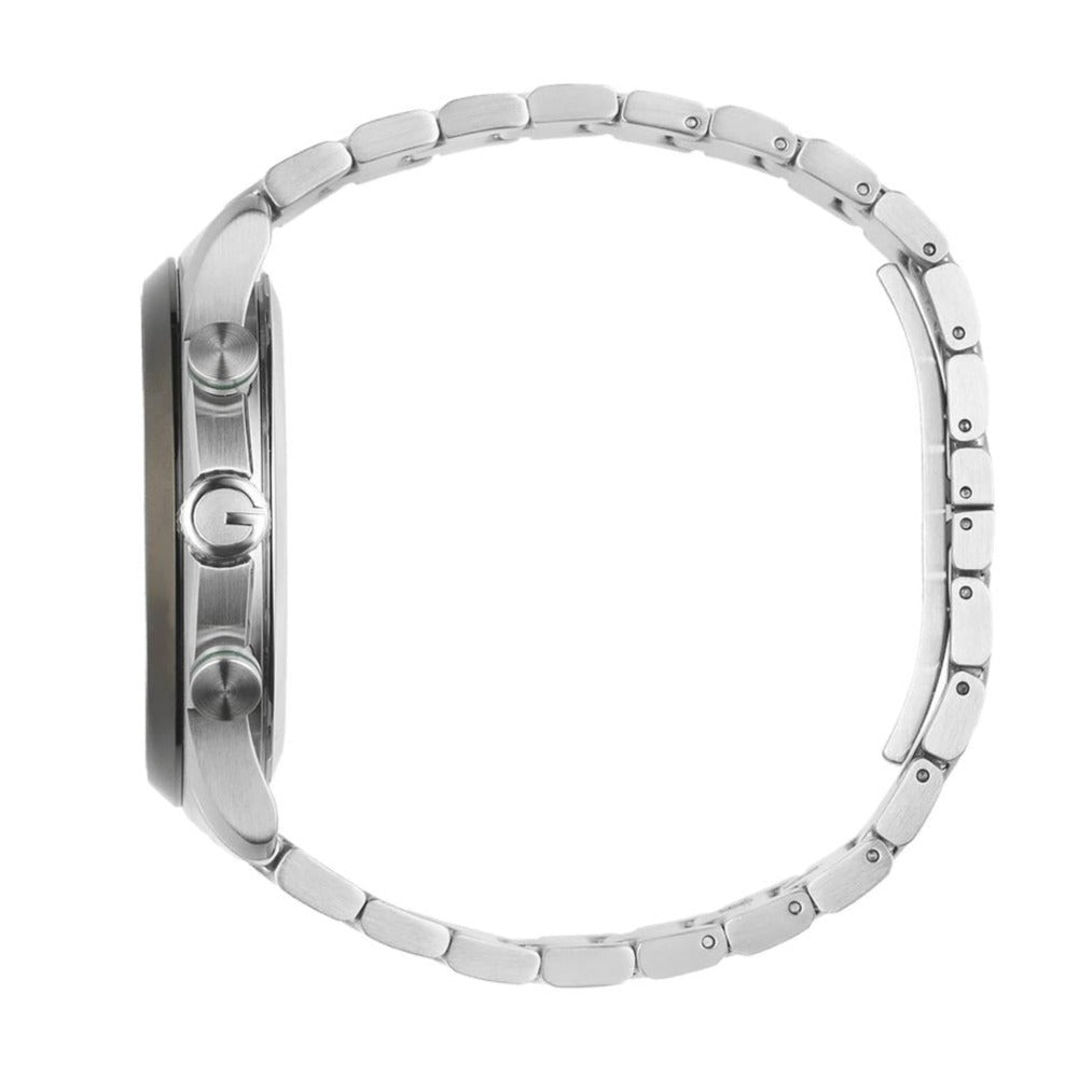 Gucci G Timeless Brown Dial Silver Steel Strap Watch For Men - YA126248 Buy Now By Gucci