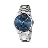 Gucci G Timeless Blue Dial Silver Steel Strap Watch For Men - YA126316 Buy Now By Gucci