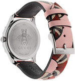 Gucci G Timeless Pink Dial Pink Leather Strap Watch For Women - YA1264083 Buy Now By Gucci