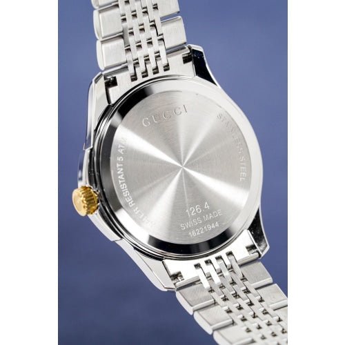 Gucci G Timeless Silver Dial Two Tone Steel Strap Watch For Women - YA126511 Buy Now By Gucci