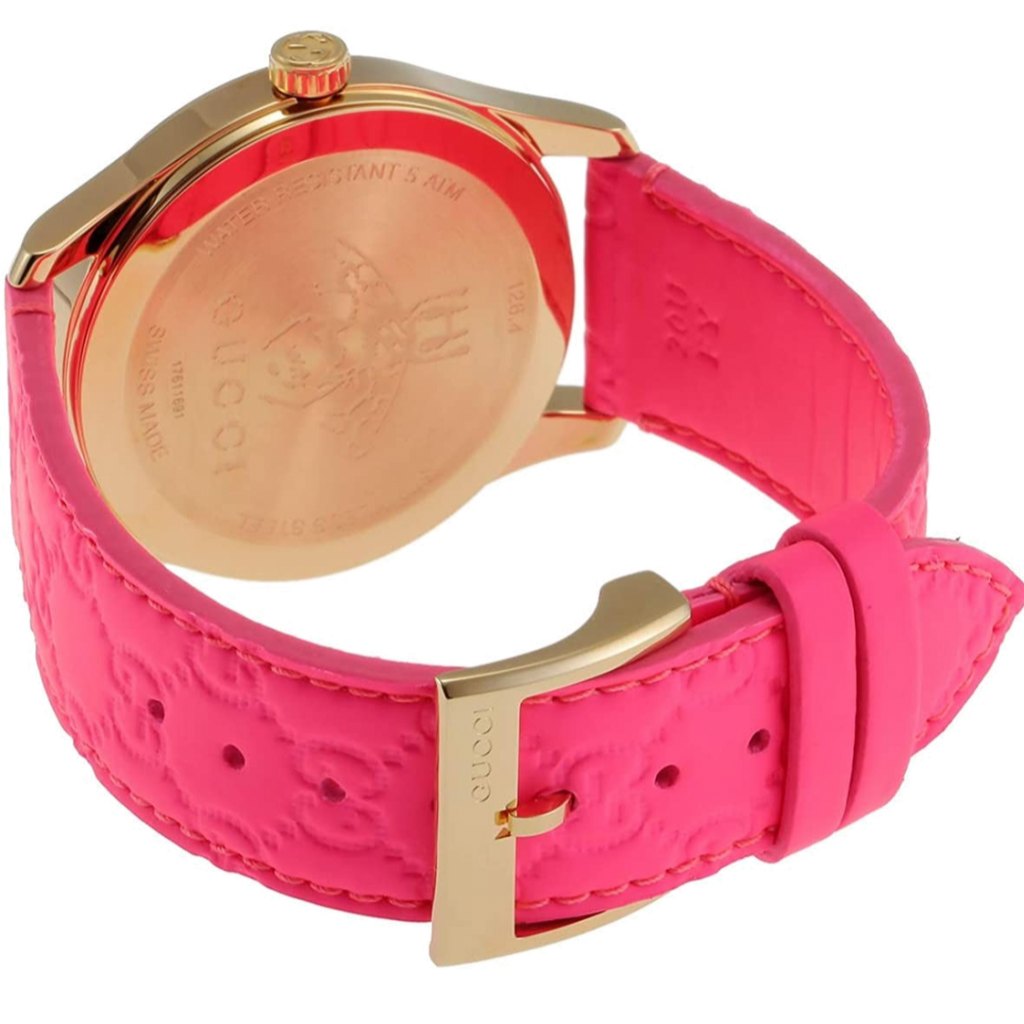 Gucci G Timeless Quartz Pink Dial Pink Leather Strap Watch For Women - YA1264115 Buy Now By Gucci