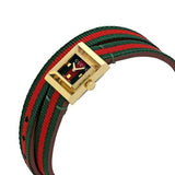 Gucci G-Frame Multicolored Dial Two Tone Nylon Strap Watch For Women - YA128527 Buy Now By Gucci