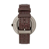 Gucci Interlocking G 18K Gold Black Dial Brown Leather Strap Watch For Women - YA133304 Buy Now By Gucci