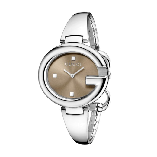 Gucci Guccissima Brown Dial Silver Steel Strap Watch For Women - YA134302 Buy Now By Gucci