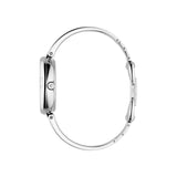 Gucci Guccissima Diamonds Mother of Pearl Dial Silver Steel Strap Watch For Women - YA134303 Buy Now By Gucci