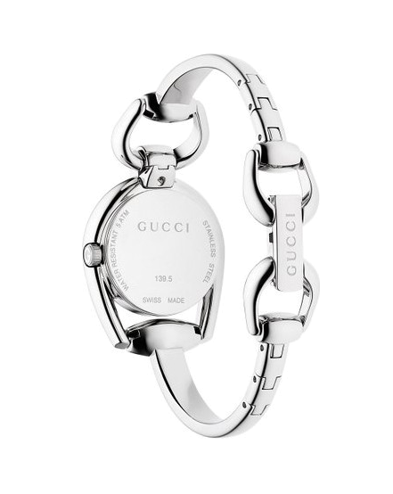 Gucci Horsebit Collection Quartz Brown Dial Silver Steel Strap Watch For Women - YA139501 Buy Now By Gucci