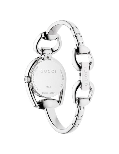 Gucci Horsebit Collection Diamonds Mother of Pearl Dial Silver Steel Strap Watch For Women - YA139506 Buy Now By Gucci