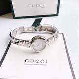 Gucci Diamantissima Quartz White Dial Silver Steel Strap Watch For Women - YA141402 Buy Now By Gucci