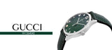 Gucci G-Timeless Mother of Pearl Green Dial Green Leather Strap Watch For Women - YA1264042 Buy Now By Gucci