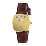 Gucci Grip Quartz Gold Dial Maroon Leather Strap Watch For Women - YA157402 Buy Now By Gucci