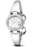 Gucci Guccissima Diamonds Mother of Pearl Dial Silver Steel Strap Watch For Women - YA134504 Buy Now By Gucci