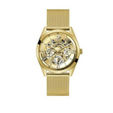 Guess Tailor Multifunction Gold Dial Gold Mesh Bracelet Watch for Men - GW0368G2 Buy Now By Guess