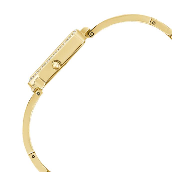 Guess Fame Crystals Gold Dial Gold Steel Strap Watch For Women - GW0644L2 Buy Now By Guess
