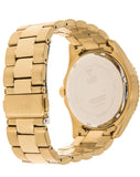 Guess BFF Multifunction Gold Dial Gold Steel Strap Watch for Men - W0231L2 Buy Now By Guess