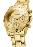 Guess Eclipse Gold Dial Gold Steel Strap Watch for Women - GW0314L2 Buy Now By Guess