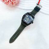 Guess Phoenix Multifunction Black Dial Grey Silicone Strap Watch For Men - GW0203G9 Buy Now By Guess