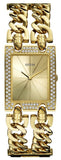 Guess MOD Heavy Metal Diamonds Gold Dial Gold Steel Strap Watch for Women - W0072L1 Buy Now By Guess