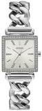 Guess Vanity Diamonds White Dial Silver Steel Strap Watch for Women - W1030L1 Buy Now By Guess