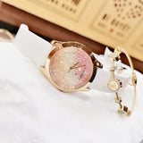 Guess Crush Crystals Gold Dial White Rubber Strap Watch for Women - W1223L3 Buy Now By Guess