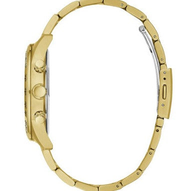 Guess Altitude Multifunction Gold Dial Gold Steel Strap Watch for Men - GW0434G1 Buy Now By Guess