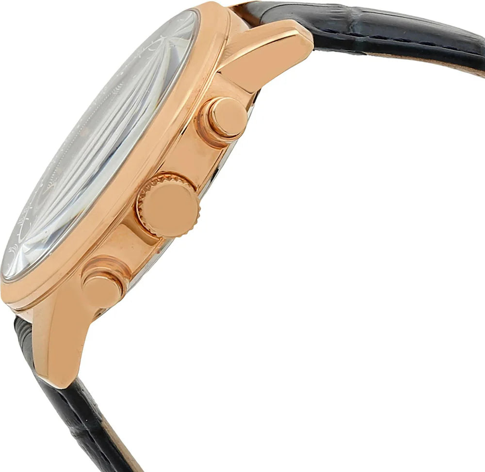 Guess Horizon Chronograph Blue Dial Blue Leather Strap Watch For Men - W0380G5 Buy Now By Guess