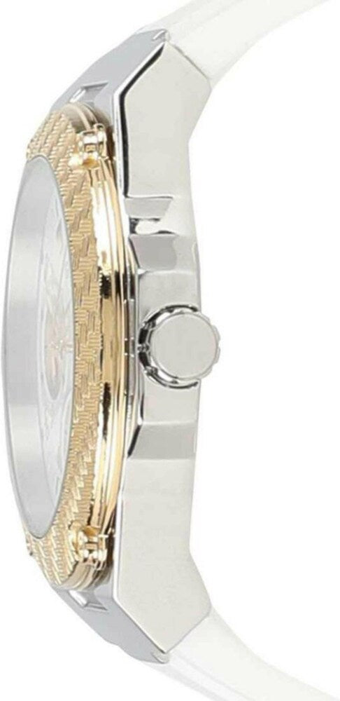 Guess Zena Analog White Dial White Rubber Strap Watch For Women - W1094L1 Buy Now By Guess