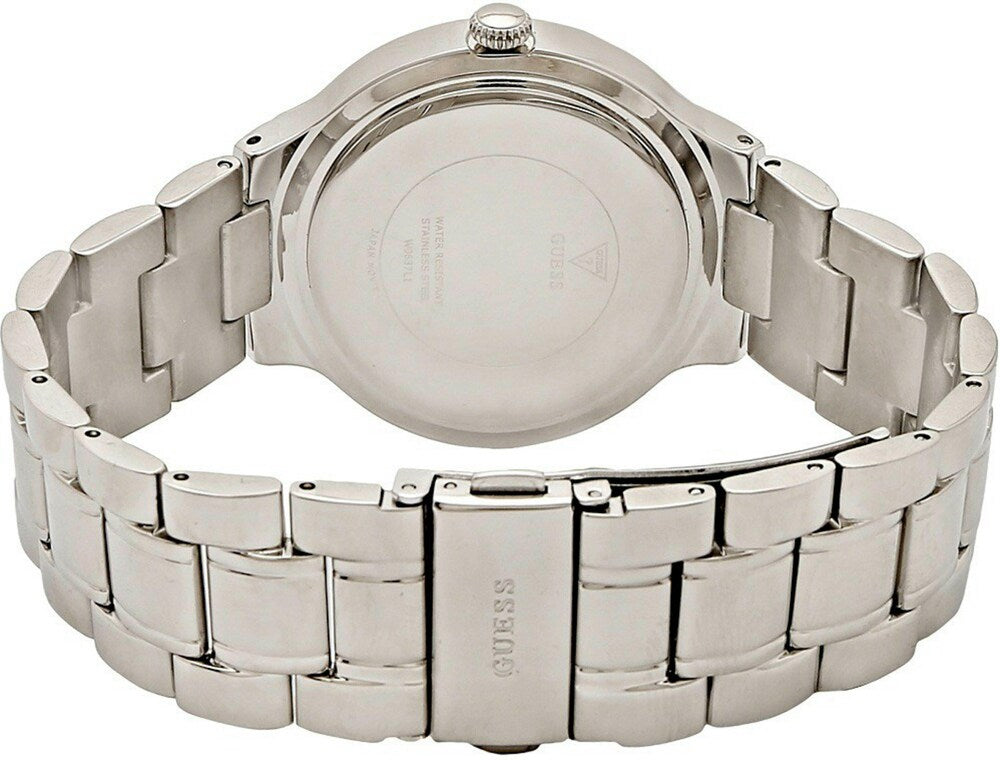 Guess Madison Diamonds Silver Dial Silver Steel Strap Watch for Women - W0637L1 Buy Now By Guess