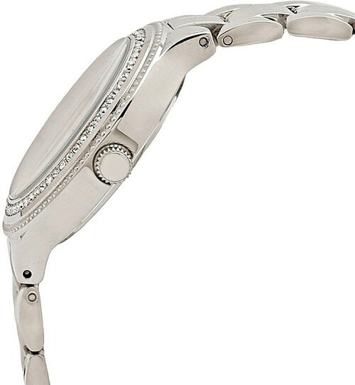 Guess Madison Diamonds Silver Dial Silver Steel Strap Watch for Women - W0637L1 Buy Now By Guess