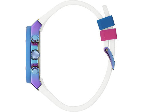 Guess Athena White Dial White Rubber Strap Watch for Women - GW0030L6 Buy Now By Guess