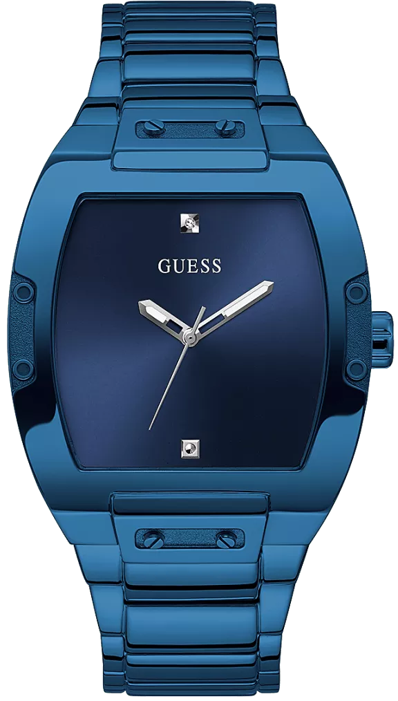 Guess Phoenix Blue Dial Blue Steel Strap Watch for Men - GW0387G4 Buy Now By Guess