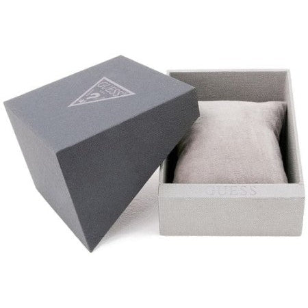 Guess Circuit Chronograph Black Dial Silver Steel Strap Watch For Men - W0968G1 Buy Now By Guess