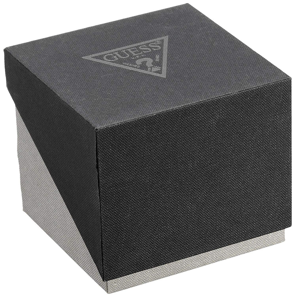 Guess Duke Glitz Black Dial Silver Steel Strap Watch For Men - GW0576G1 Buy Now By Guess