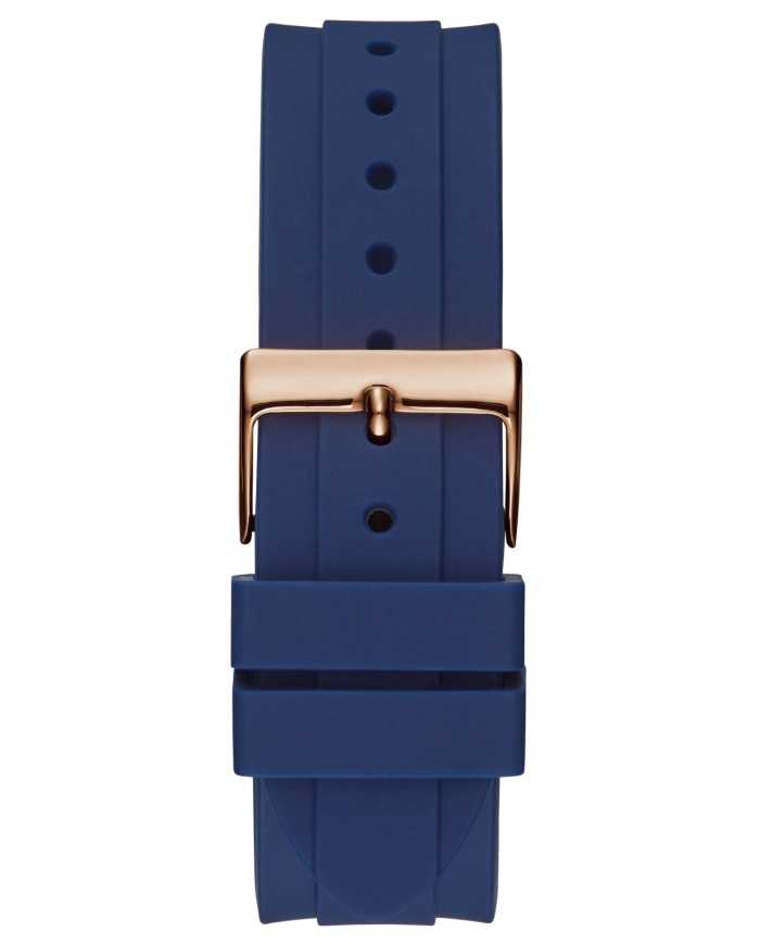 Guess Eclipse White Dial Blue Rubber Strap Watch for Women - GW0315L2 Buy Now By Guess