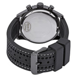 Guess Fleet Chronograph Black Dial Black Rubber Strap Watch for Men - W0971G1 Buy Now By Guess
