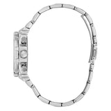 Guess Fusion Chronograph Crystals Silver Dial Silver Steel Strap Watch For Women - GW0552L1 Buy Now By Guess