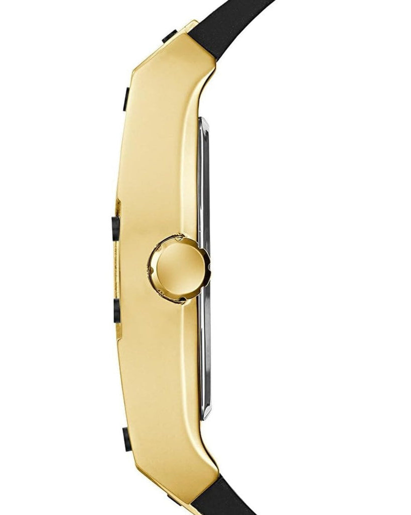 Guess Legend Black Dial Black Rubber Strap Watch For Men - GW0500G1 Buy Now By Guess