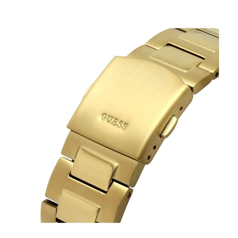 Guess Track Grey Dial Gold Steel Strap Watch for Men - GW0426G2 Buy Now By Guess