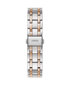 Guess Cosmo Quartz Silver Dial Two Tone Steel Strap Watch For Women - GW0033L9 Buy Now By Guess