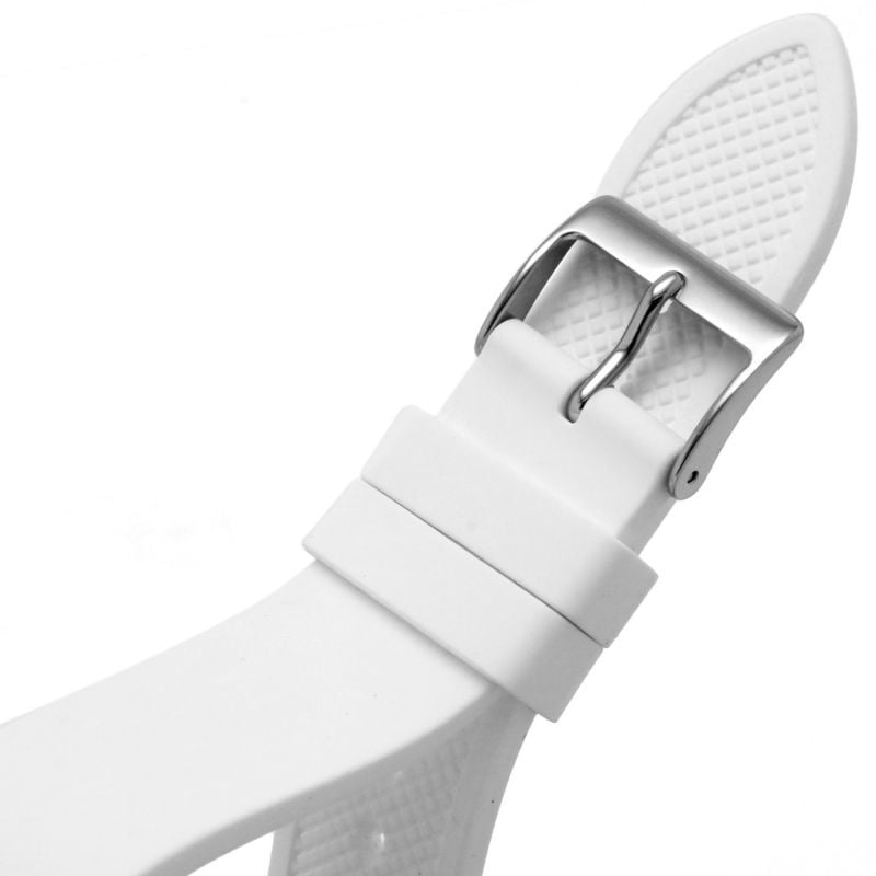 Guess Venus Diamonds White Dial White Rubber Strap Watch for Women - GW0118L3 Buy Now By Guess