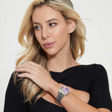 Guess Sol Chronograph Crystals Multicolor Dial Silver Steel Strap Watch For Women - GW0483L1 Buy Now By Guess