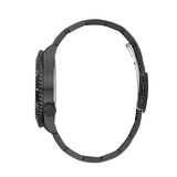 Guess Axel Multifunction Black Dial Black Steel Strap Watch For Men - GW0488G3 Buy Now By Guess