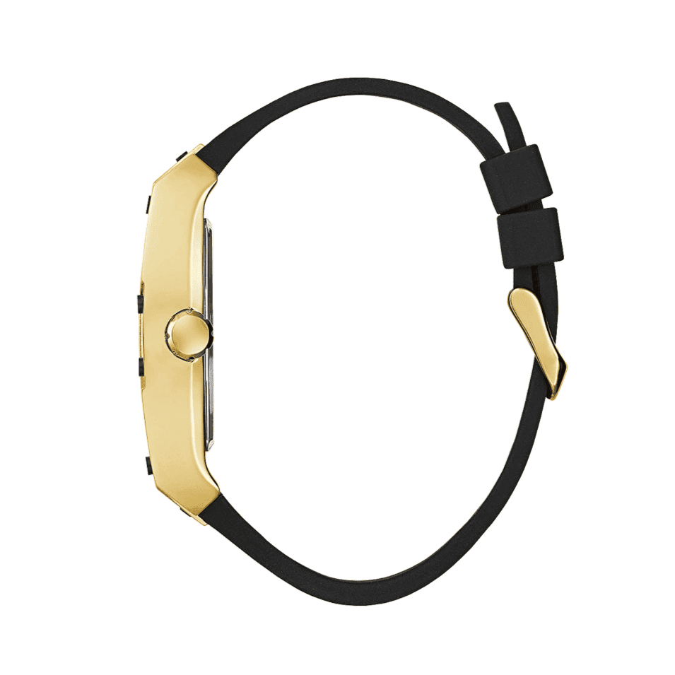 Guess Legend Black Dial Black Rubber Strap Watch For Men - GW0500G1 Buy Now By Guess