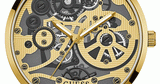 Guess Gadget Gold Dial Gold Mesh Bracelet Watch for Men - GW0538G2 Buy Now By Guess