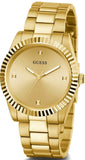 Guess Connoisseur Analog Gold Dial Gold Steel Strap Watch For Men - GW0542G2 Buy Now By Guess