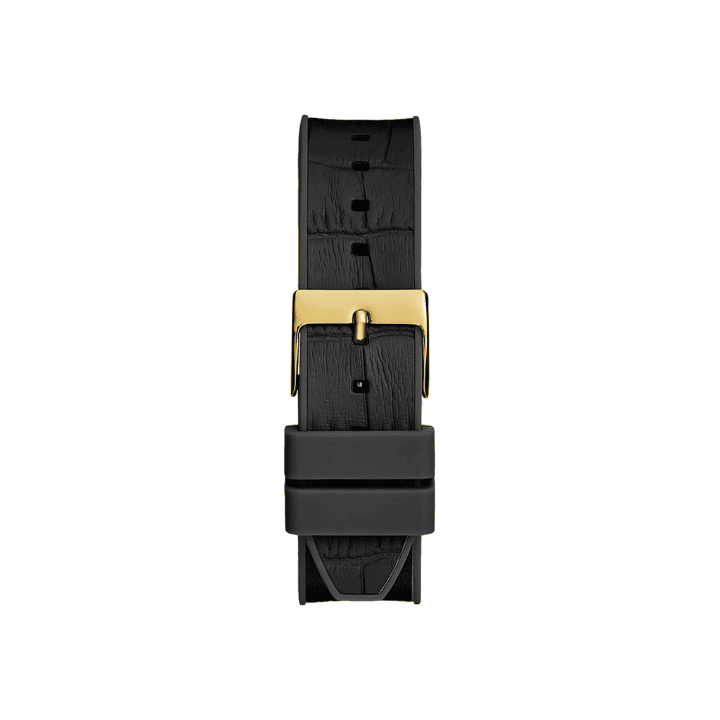 Guess Fusion Chronograph Black Dial Black Leather Strap Watch For Women - GW0553L4 Buy Now By Guess