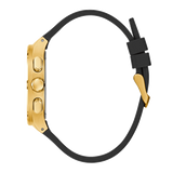 Guess Headliner Multifunction Green Dial Black Silicone Strap Watch For Men - GW0571G3 Buy Now By Guess