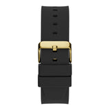 Guess Zeus Multifunction Crystals Black Dial Black Silicone Strap Watch For Men - GW0208G4 Buy Now By Guess